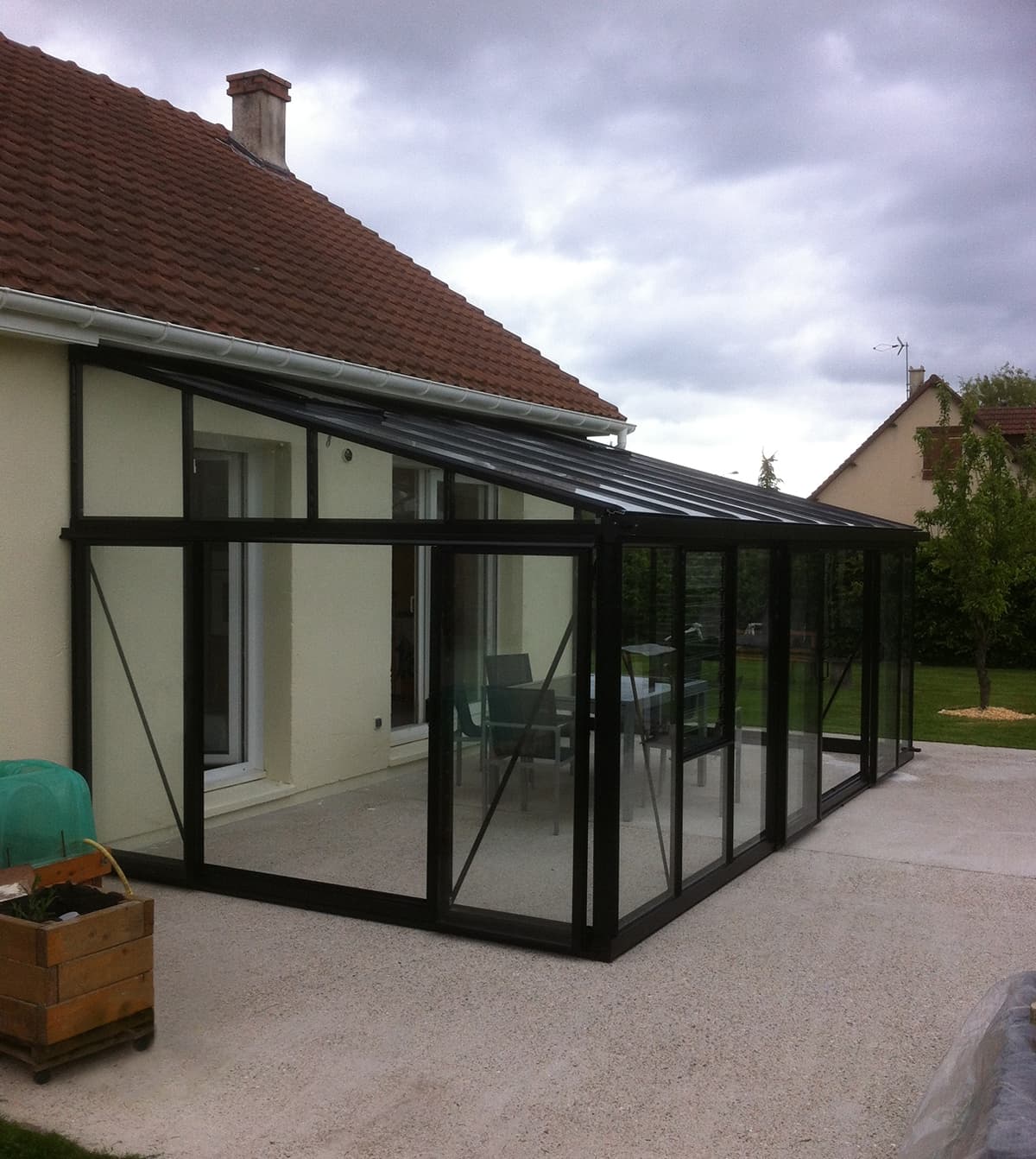 Scandiglas Lean-To Greenhouse