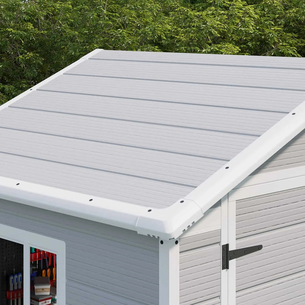 6x4 Plastic Storage Shed with Floor