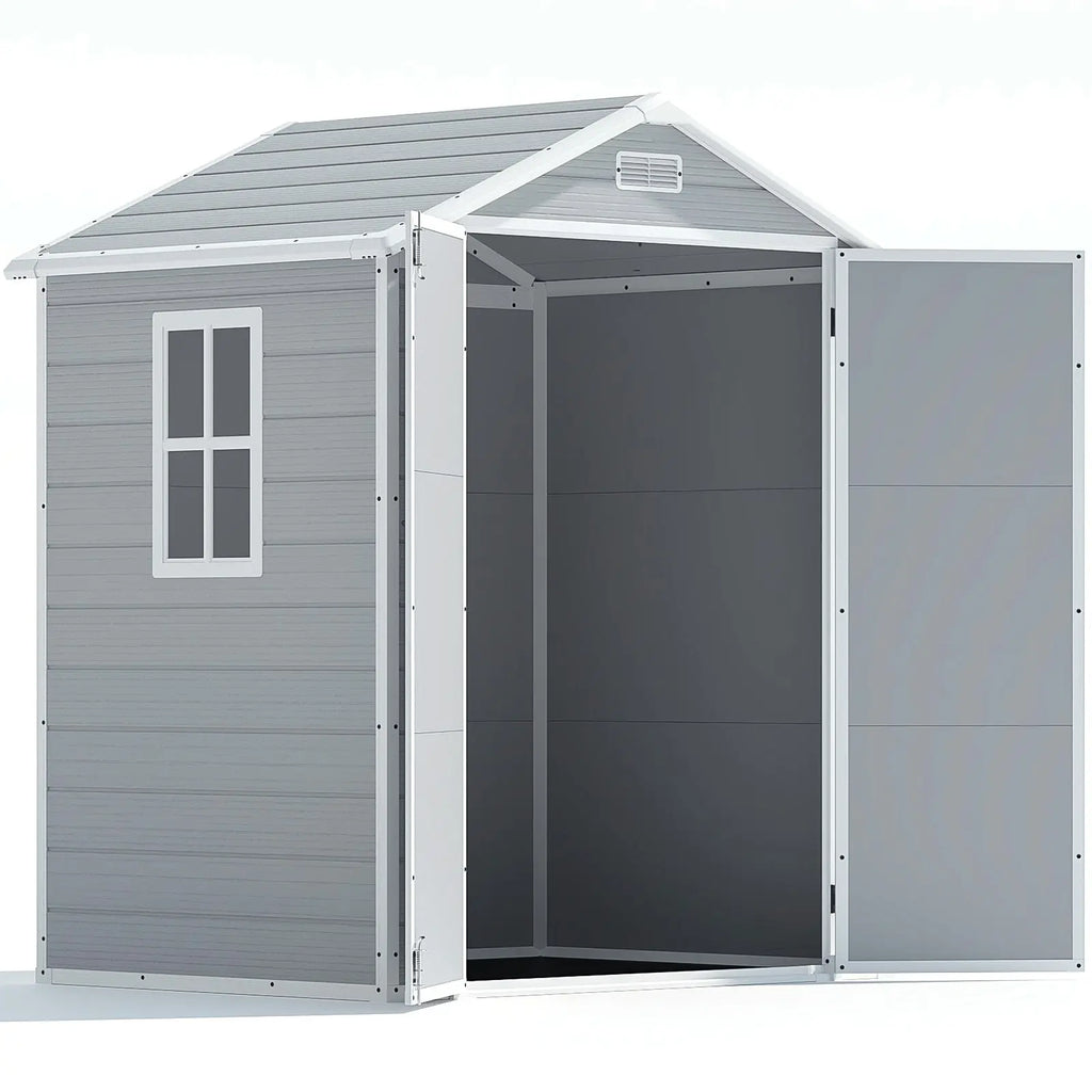 6x4 Plastic Storage Shed with Floor