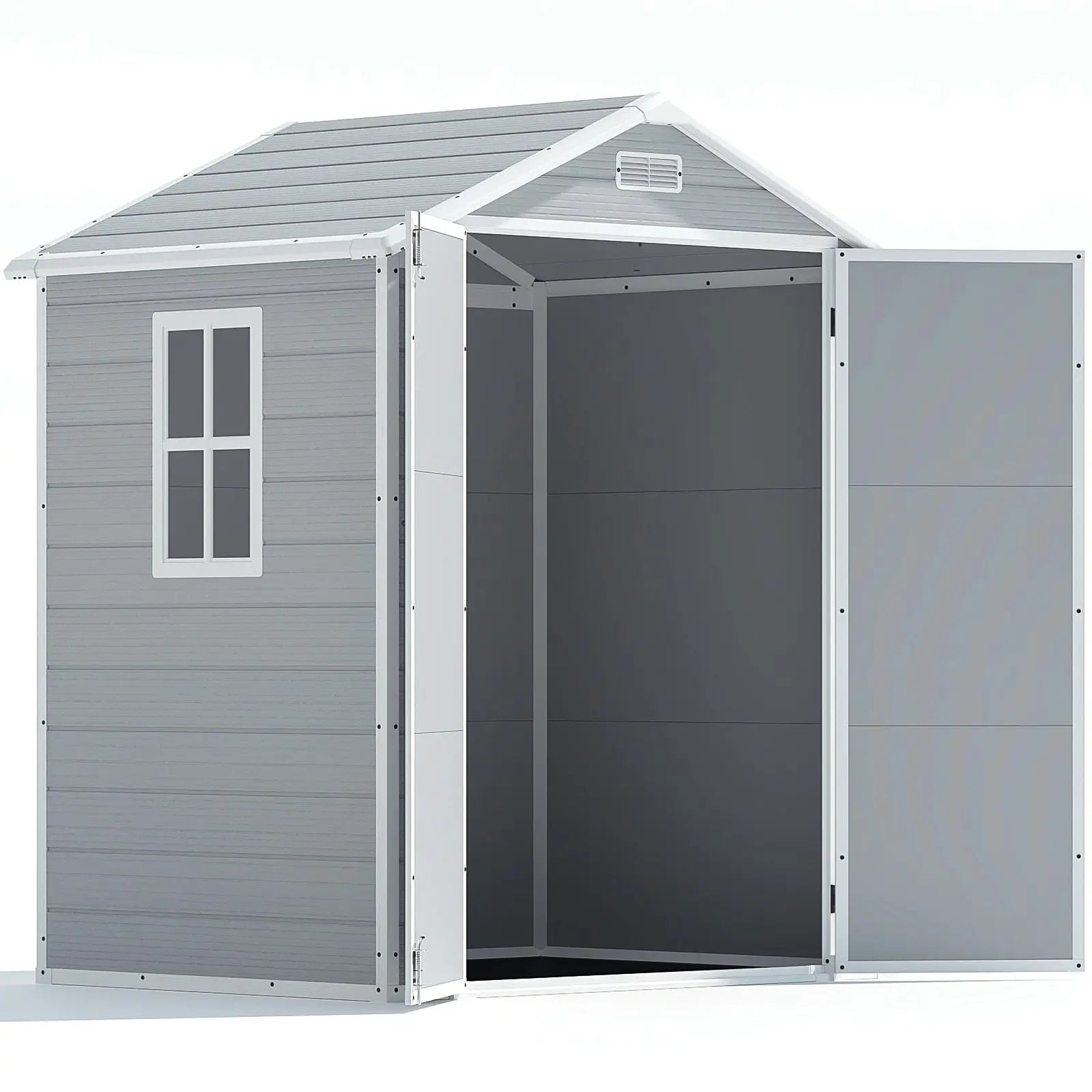 6x4 Plastic Storage Shed with Floor