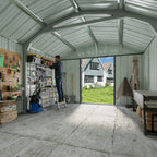 10x12 Barn Style Metal Shed with Gambrel Roof