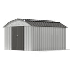10x12 Barn Style Metal Shed with Gambrel Roof