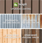 10x12 Metal Shed, Brown